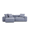 Florence Sofa + Ottoman - Lichtgrijs
