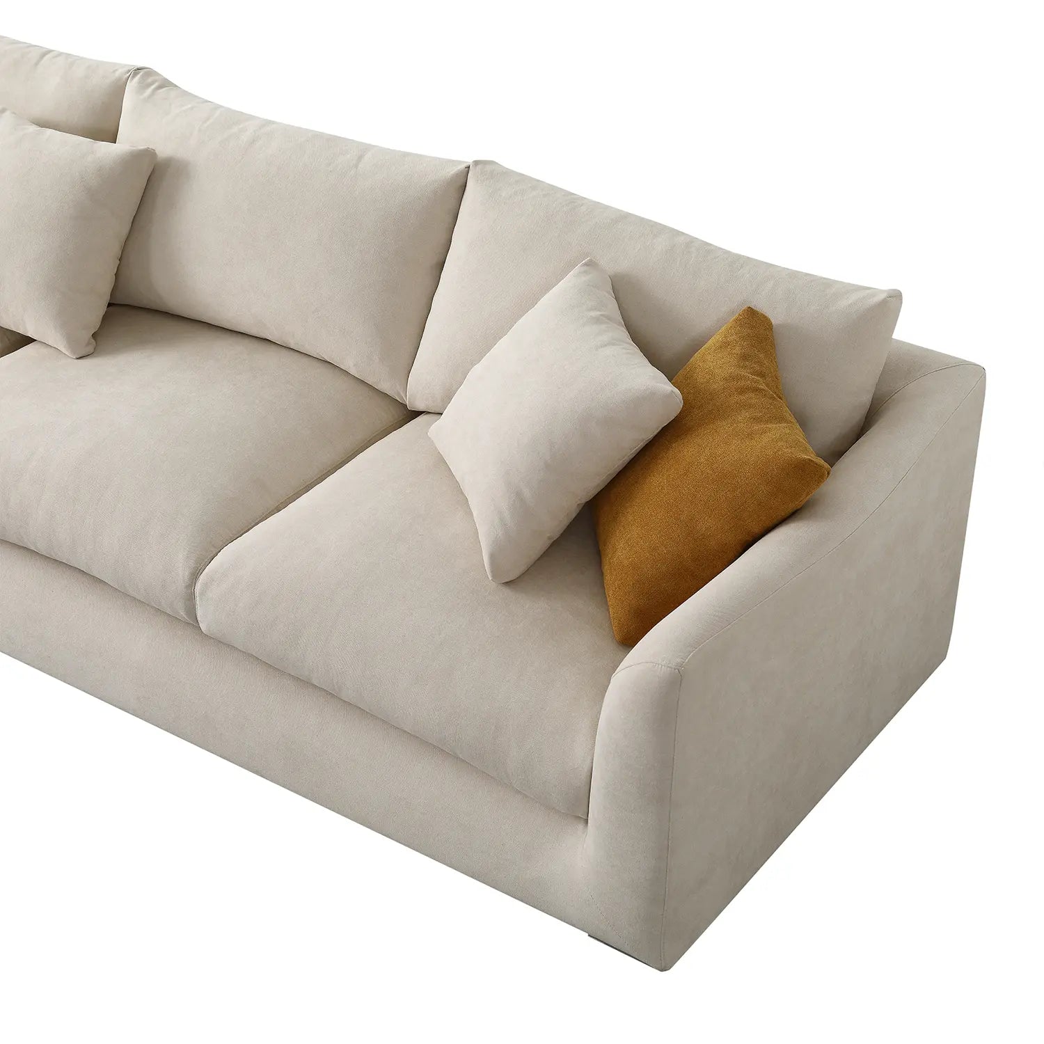 Sydney Federsofa - Beige